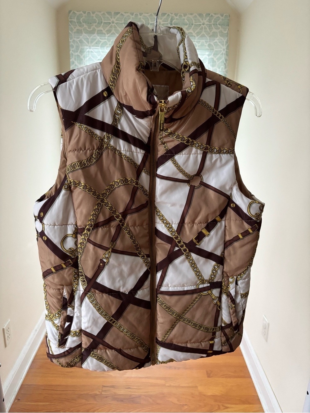 Michael Kors Equestrian Chain and Belt Vest Size Small